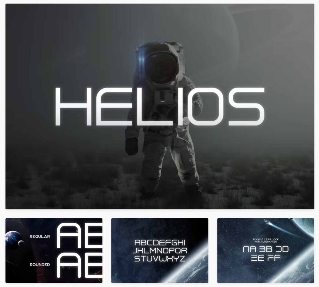 1 Helios Typeface