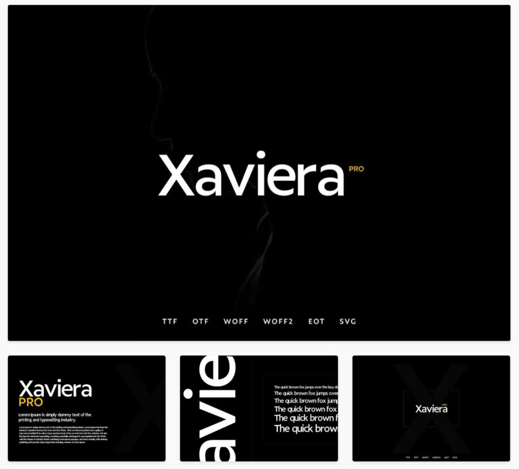 5 Xaviera Modern Typeface WebFonts