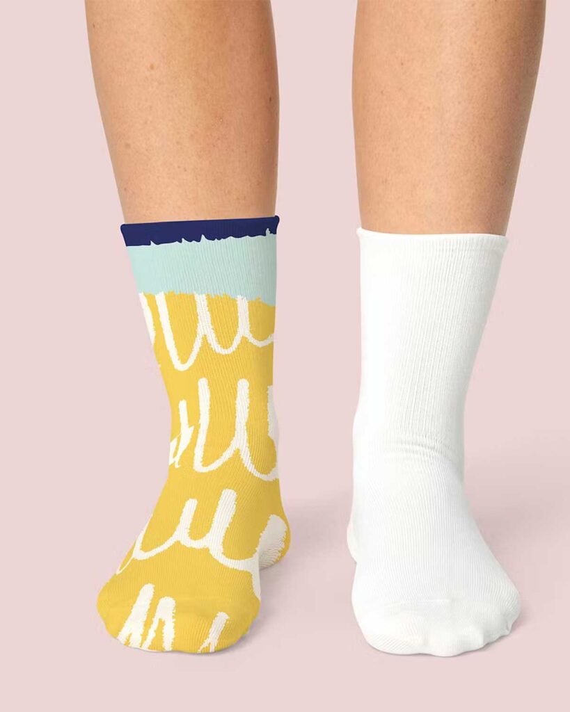 Funky Socks Types Mockup Set