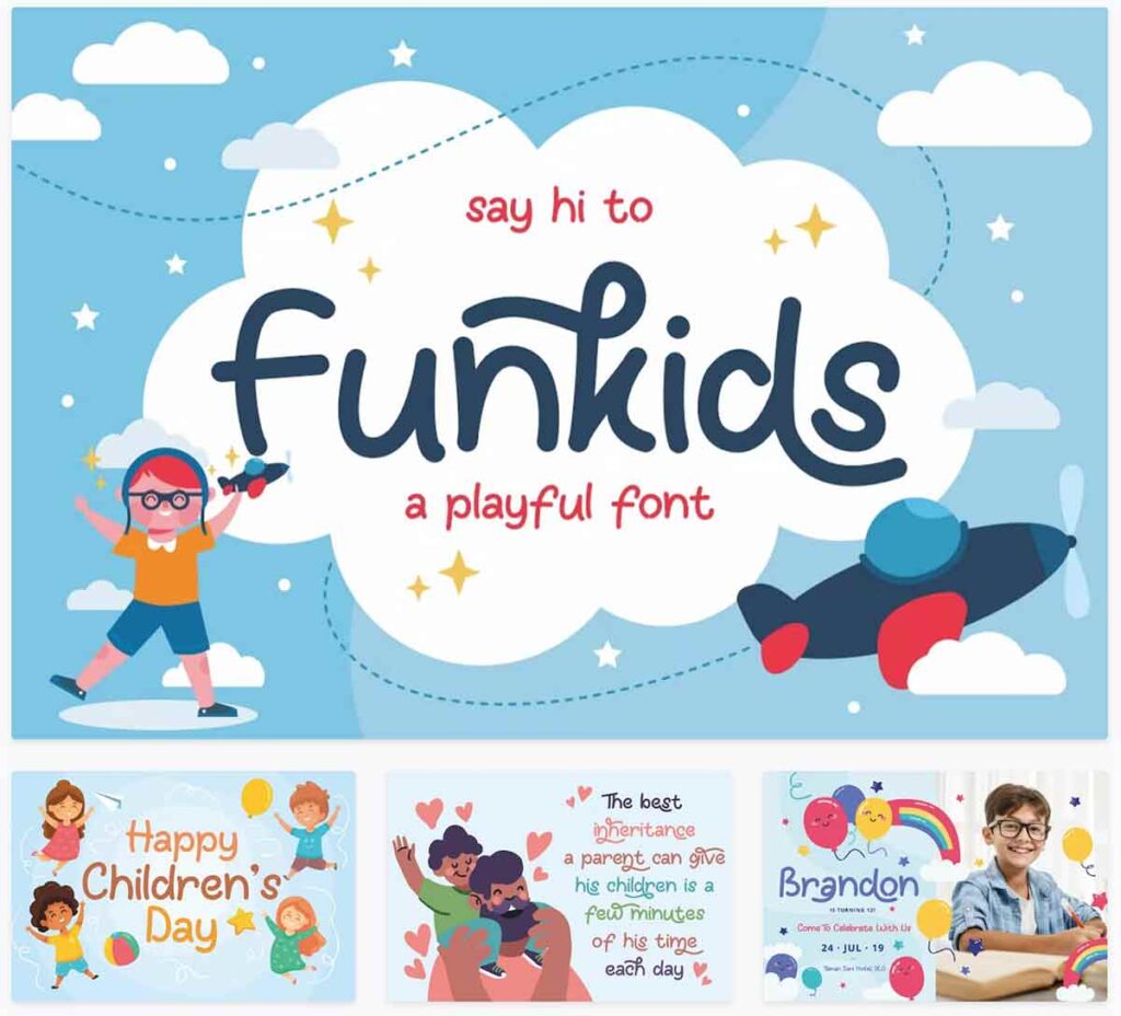 19 Fun Kids Playful Font