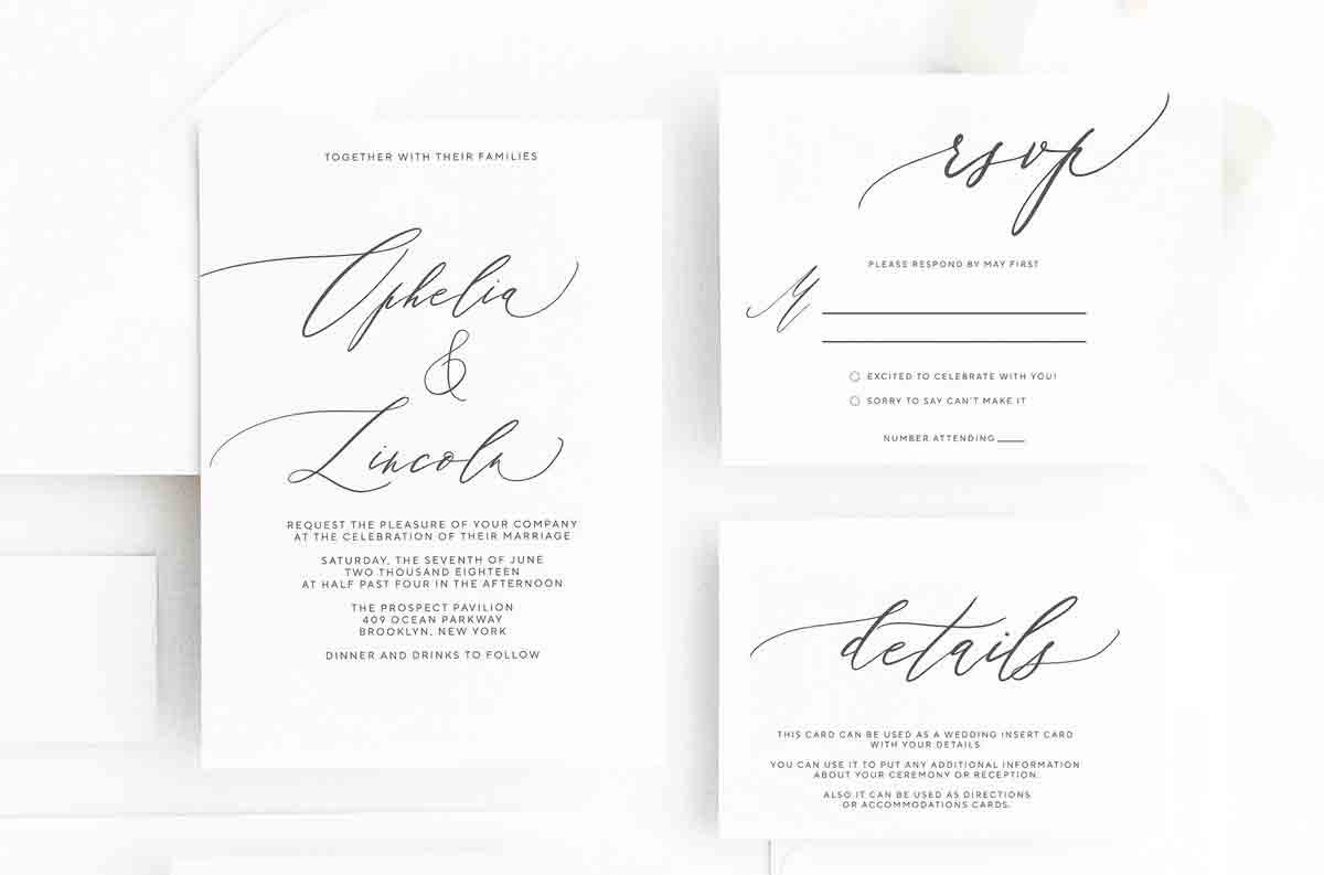 21+ Elegant Fonts For Wedding Invitations (Updated)