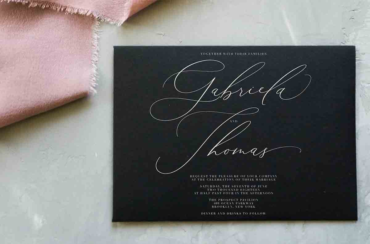 21+ Elegant Fonts For Wedding Invitations (Updated)