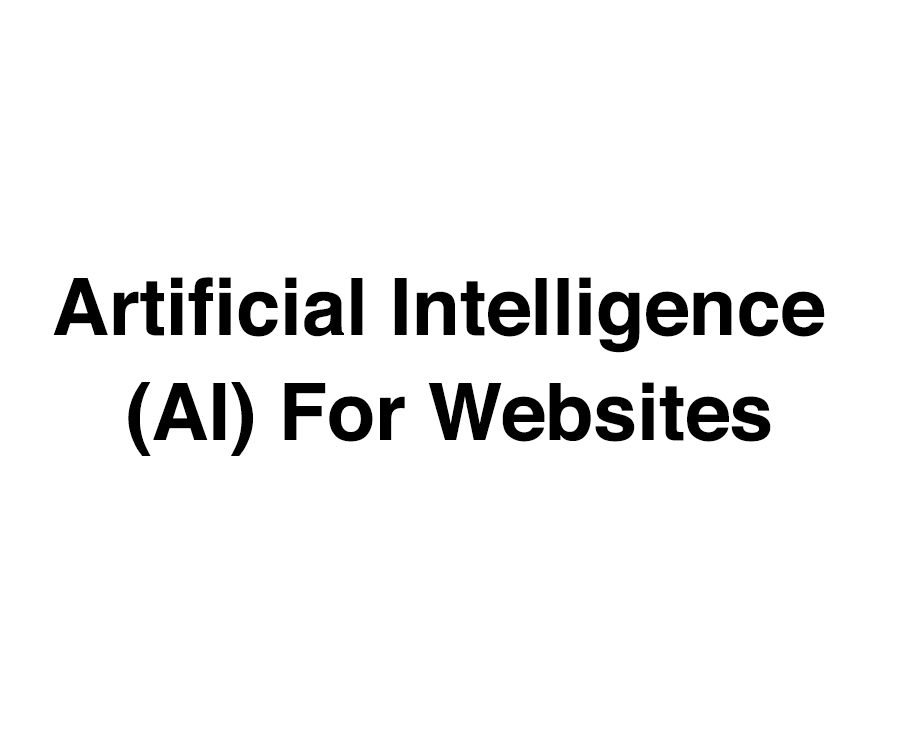 Artificial intelligence for websites