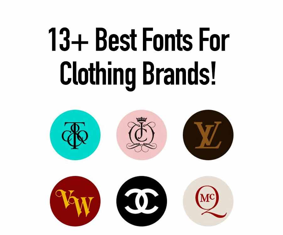 Best Fonts For Clothing Brands