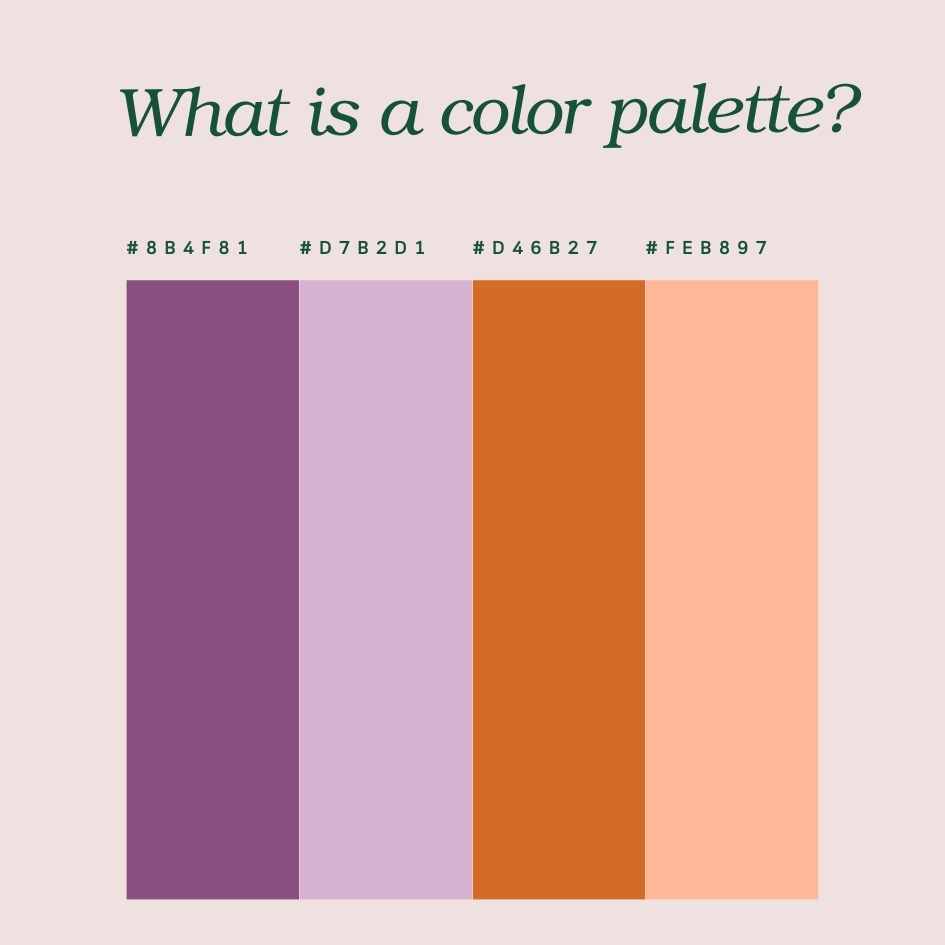 what is a color palette