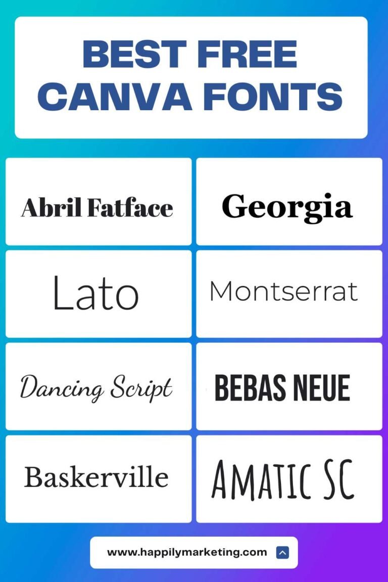 15+ Best Canva Fonts For Eye-Catching Designs