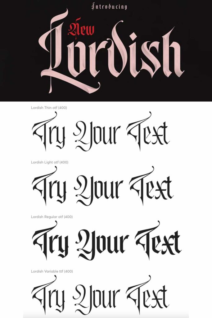 lordish blackletter font free