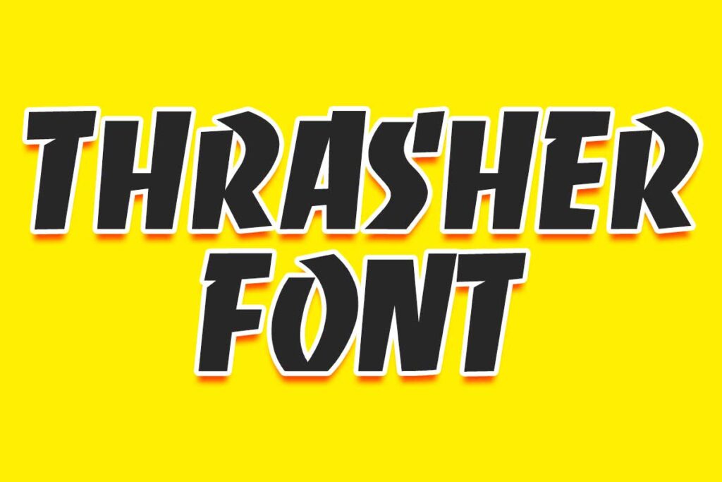 Thrasher font download now