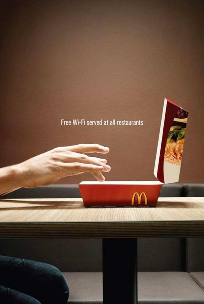 Mc Donalds creative ad