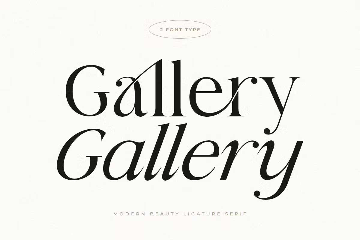 Gallery Modern Font Download It For FREE (2024)