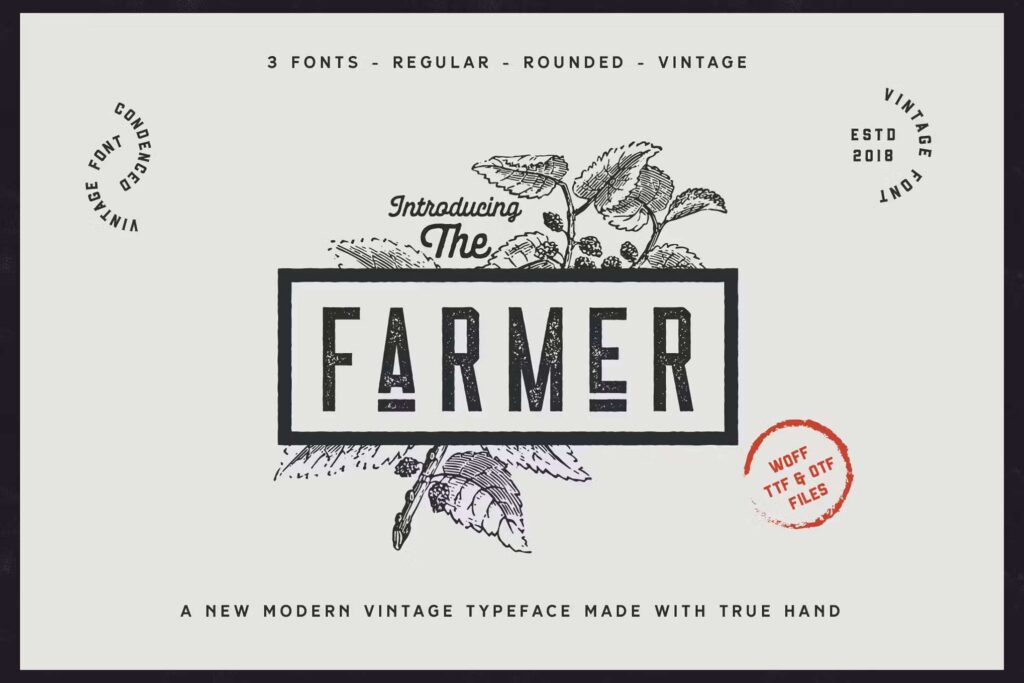 Farmer font download for free