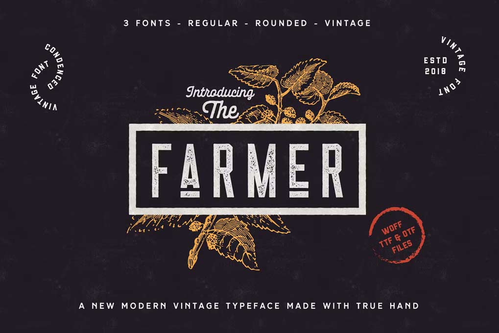 Farmer font download now