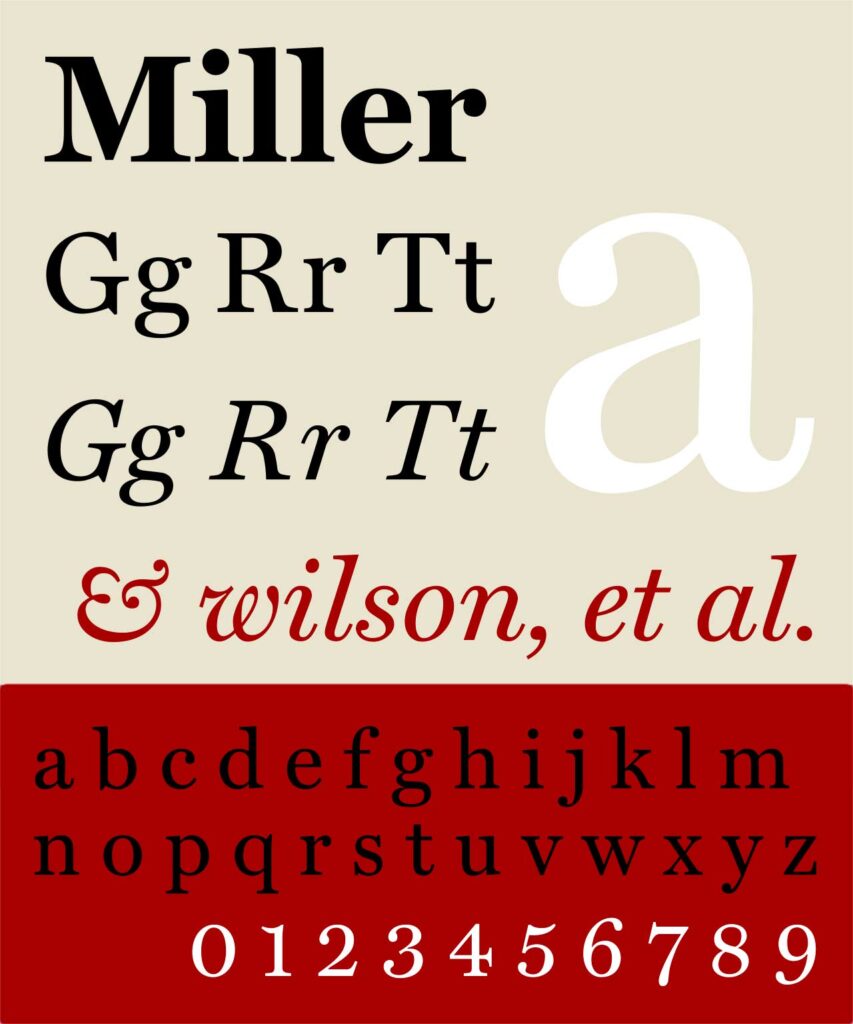 Miller-family-font