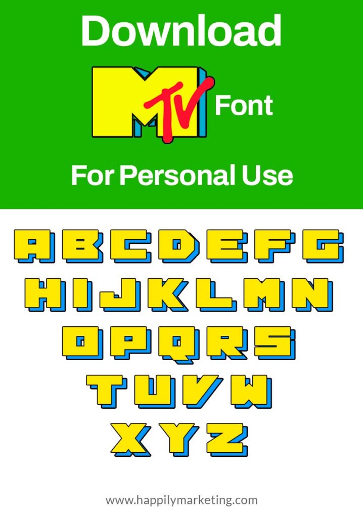 Download MTV font