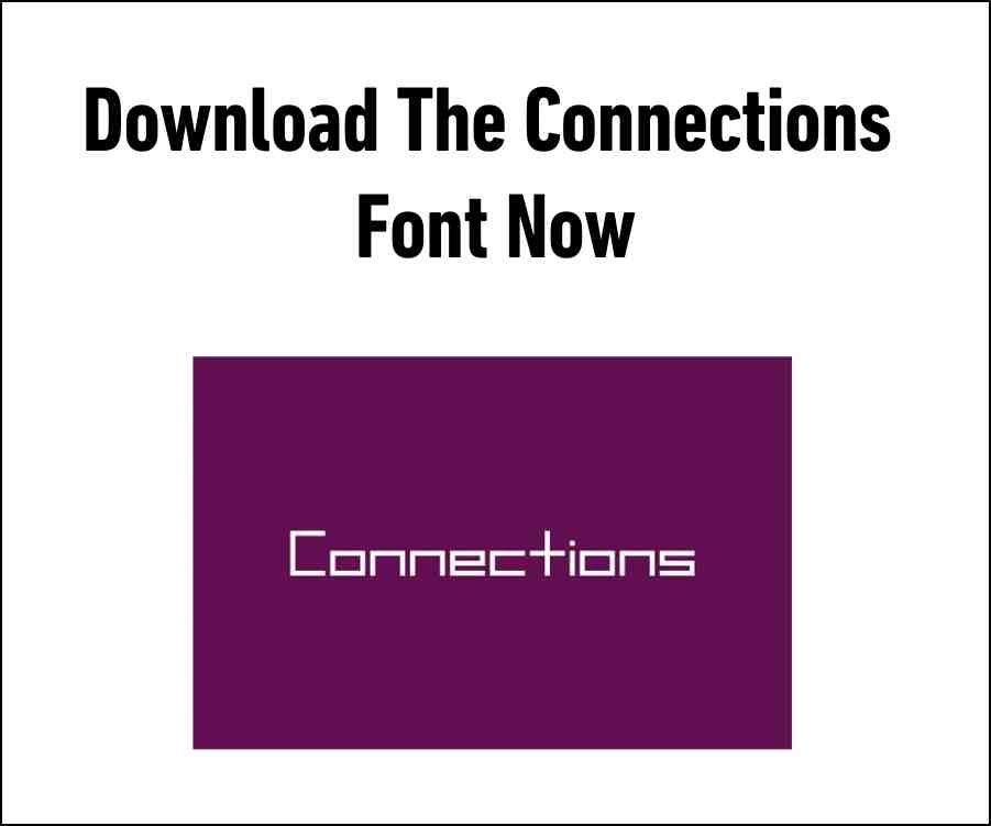 download connections font