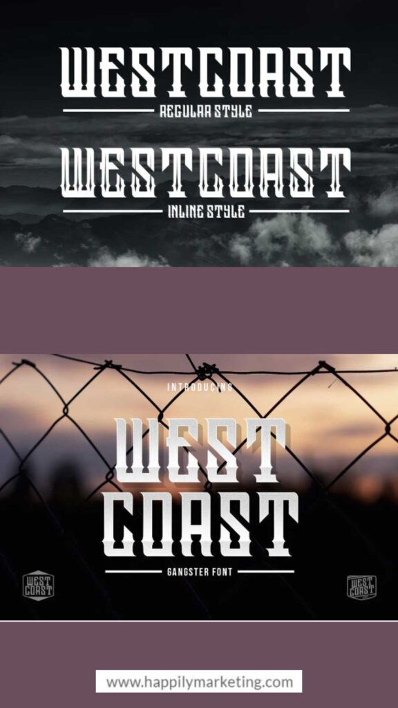 Westcoast font
