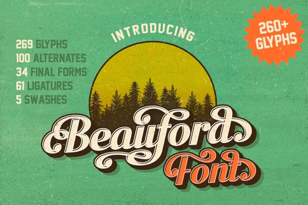 Beauford Font old english font