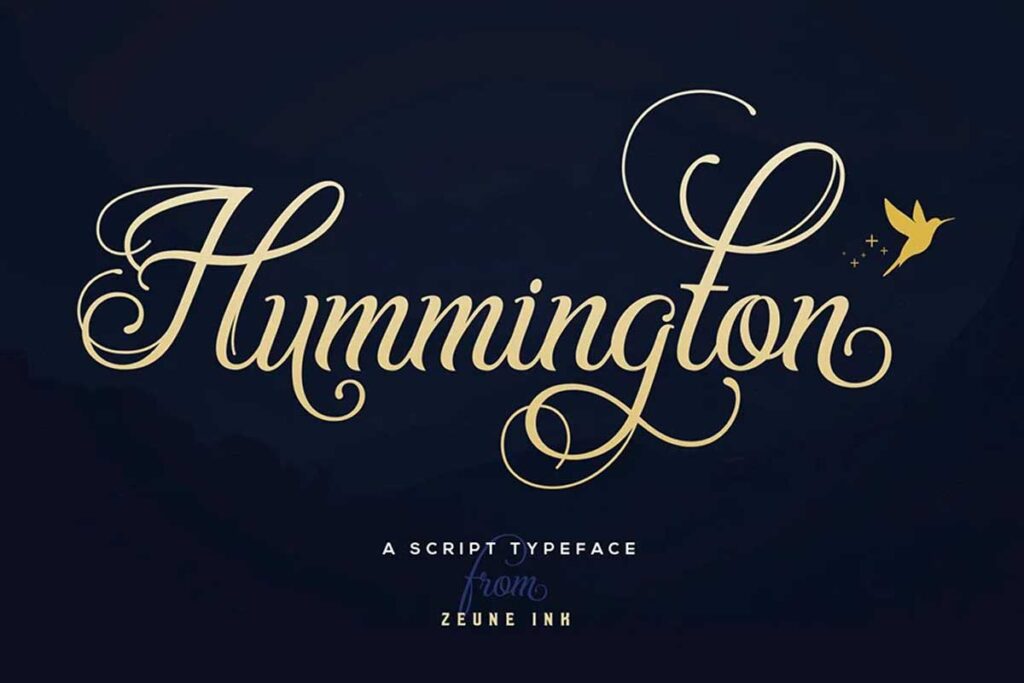 Hummington old english font