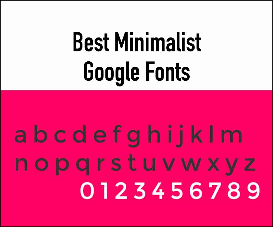 Minimalist-Google-Fonts