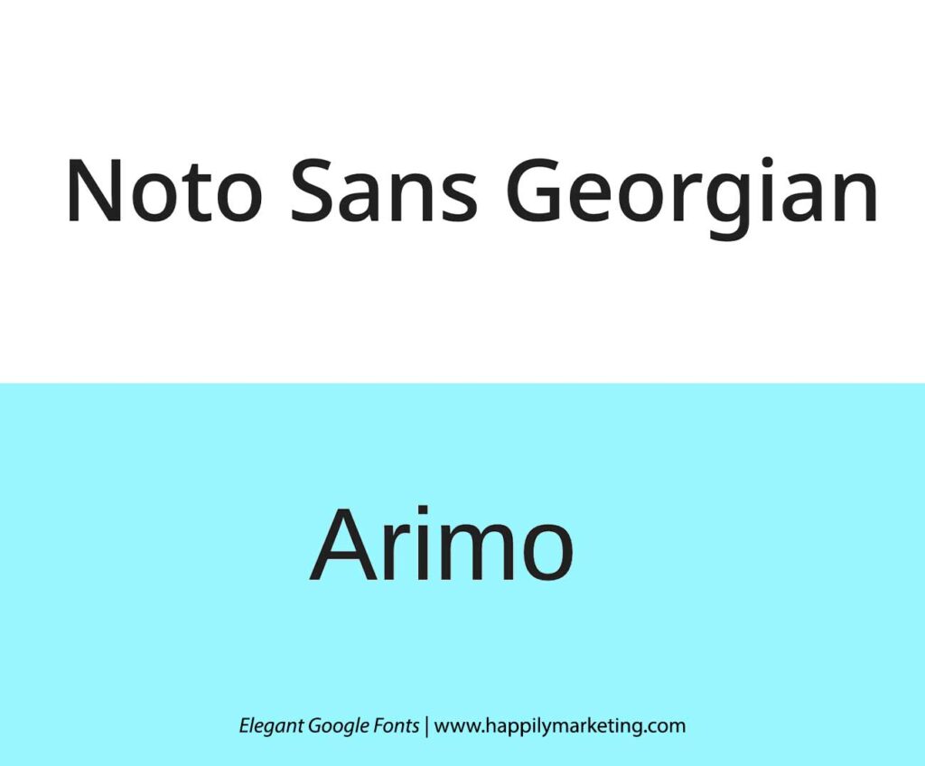 what font is similar to noto sans