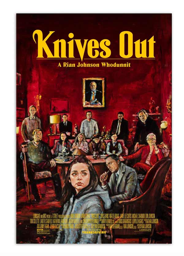 Knives out movie poster