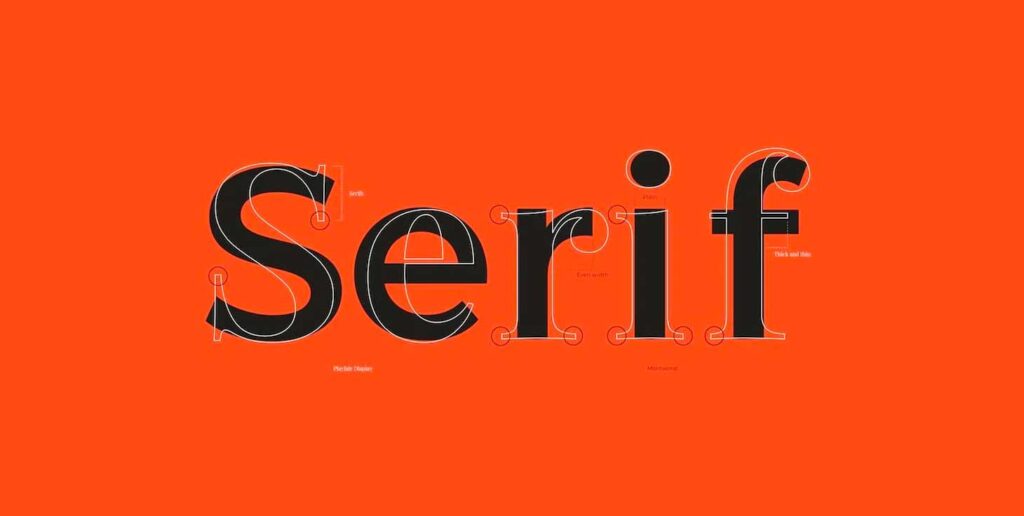  serif fonts and their characteristics