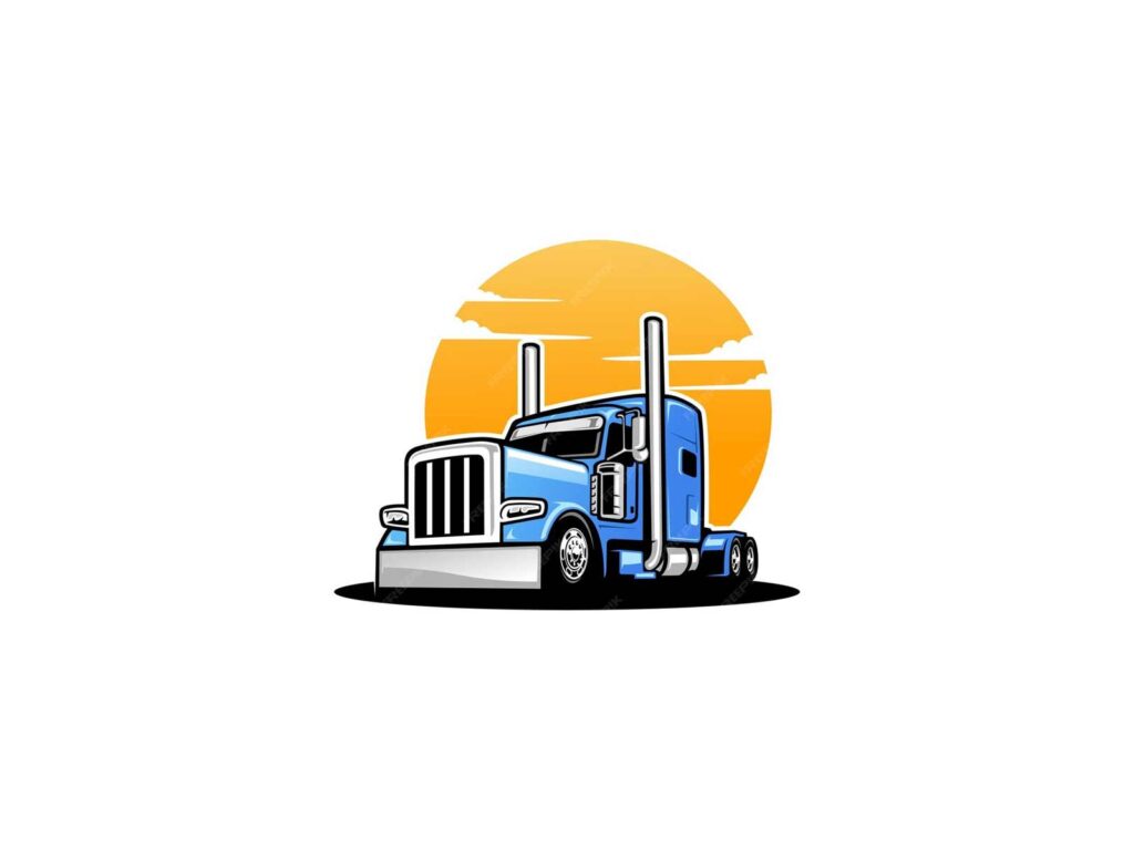 trucker logo design idea16