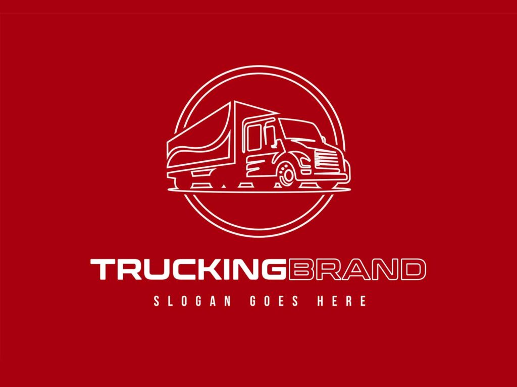 trucker logo design idea4