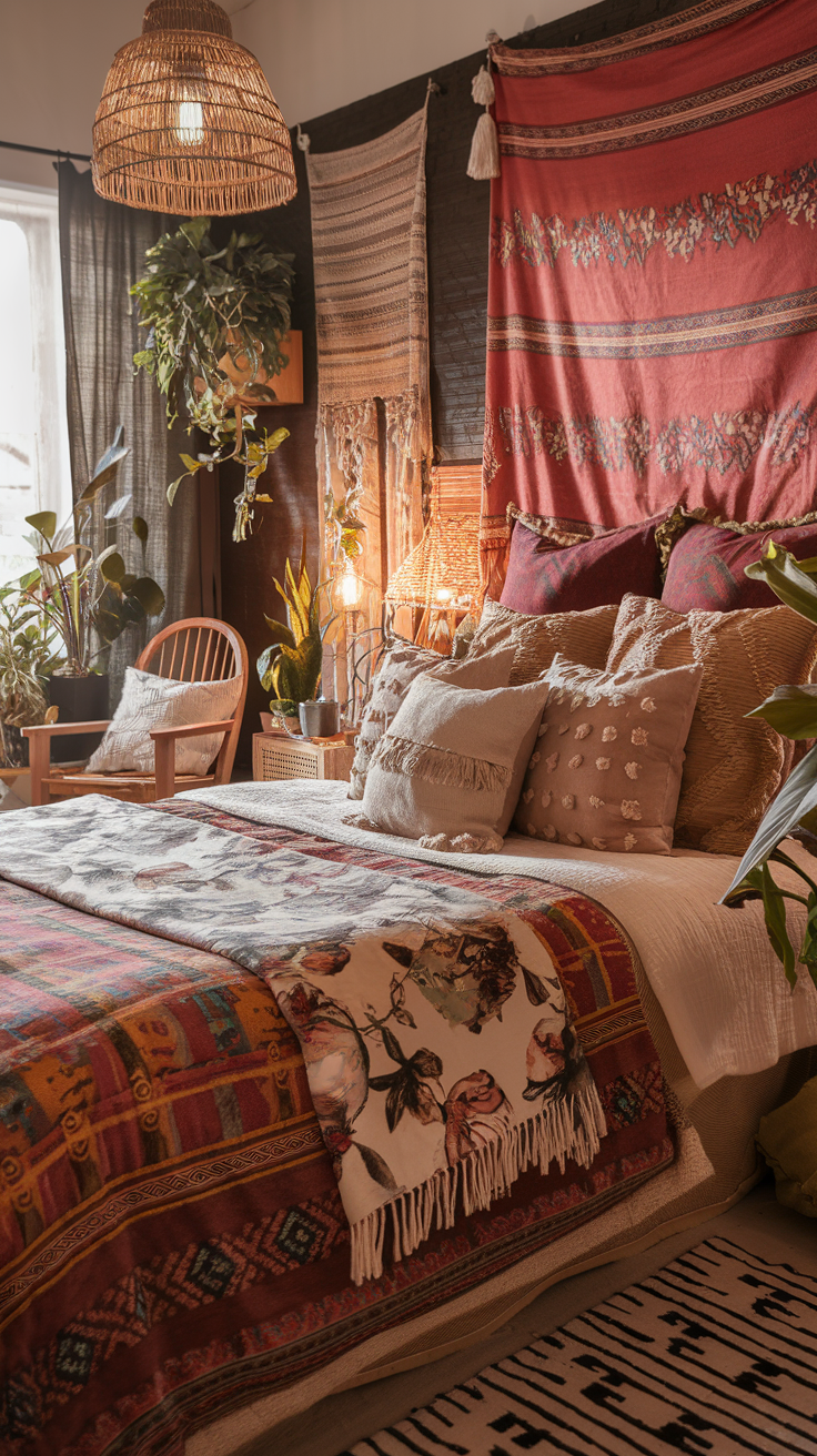 Boho bedroom idea