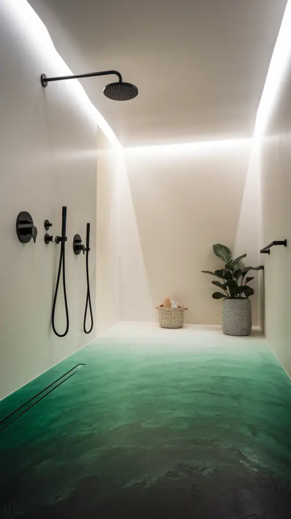 Green and Black Bathroom Ideas14