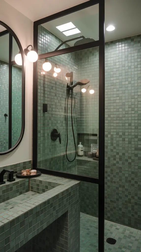 Green and Black Bathroom Ideas20