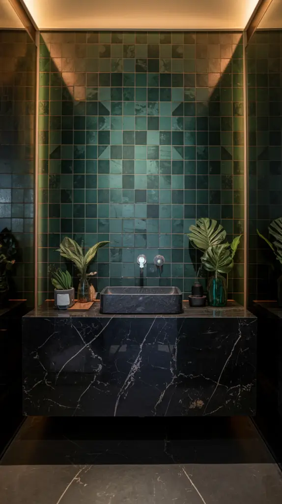 Green and Black Bathroom Ideas3