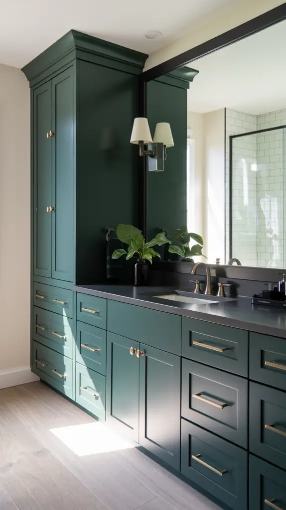 Green and Black Bathroom Ideas5