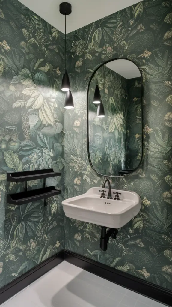 Green and Black Bathroom Ideas8