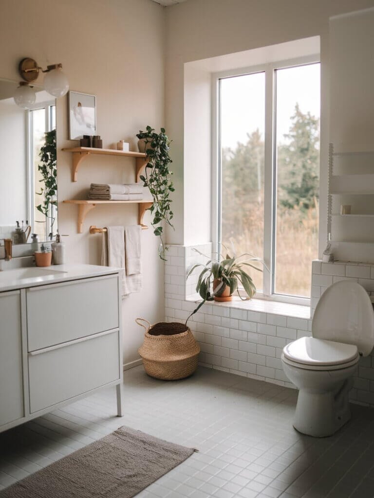 Bathroom Ideas Aesthetic- Scandinavian Simplicity