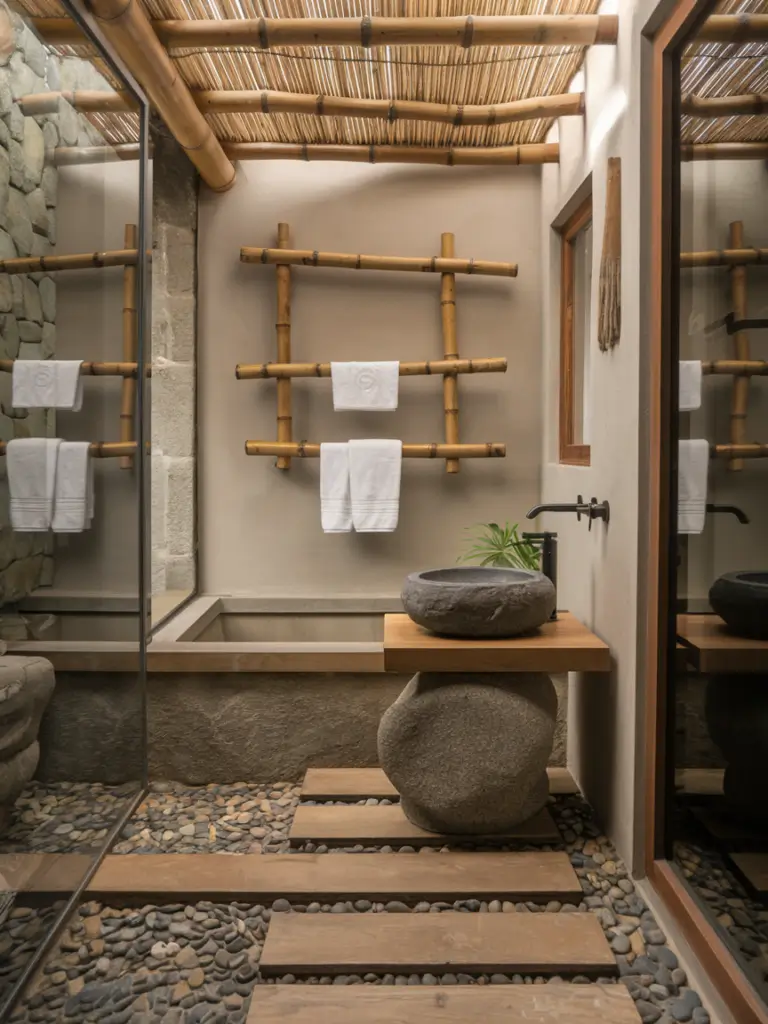 Bathroom Ideas Aesthetic- Zen-Inspired Simplicity Touches