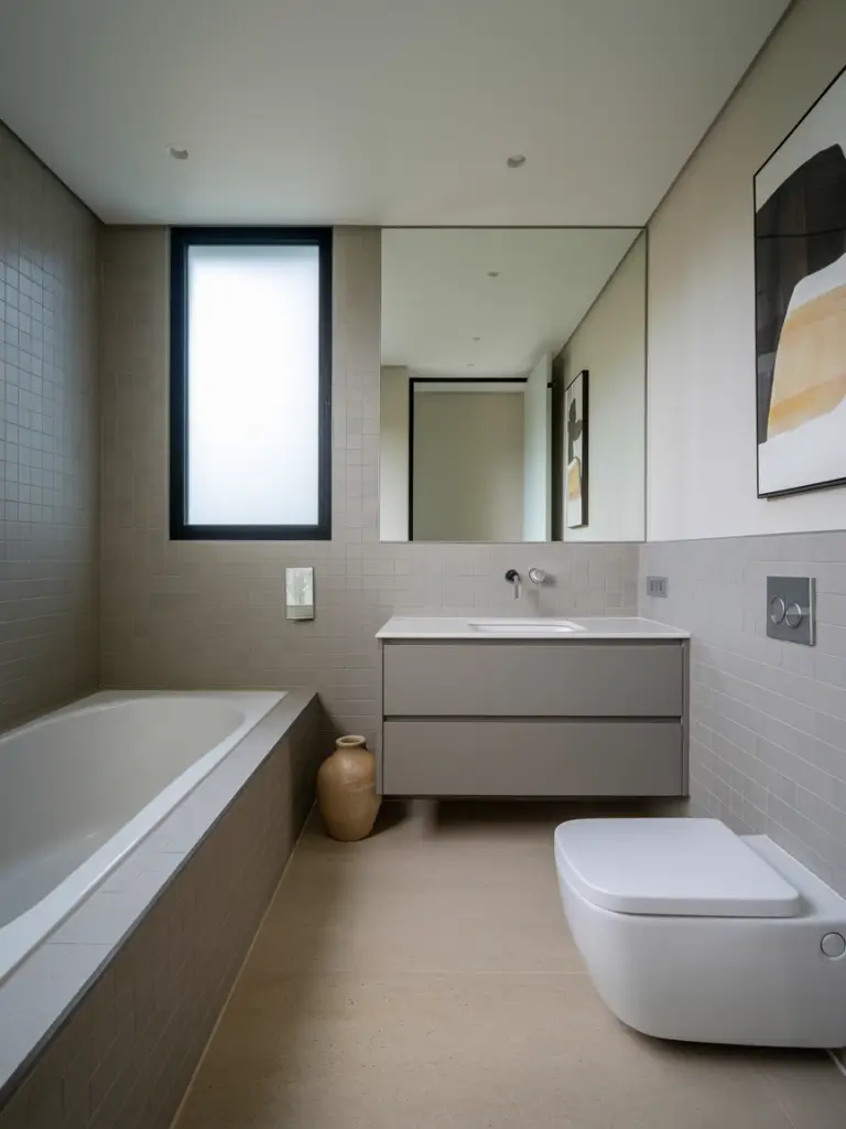 Bathroom Ideas Aesthetic- Modern Minimalism