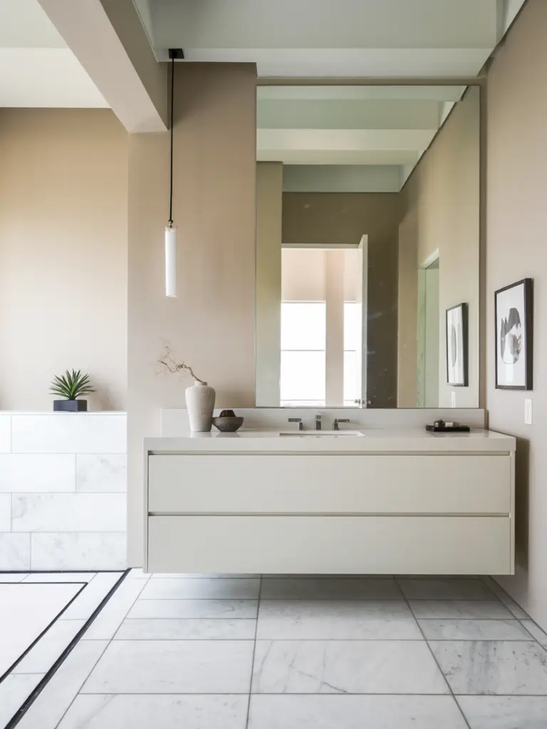 Bathroom Ideas Aesthetic- Modern Minimalism