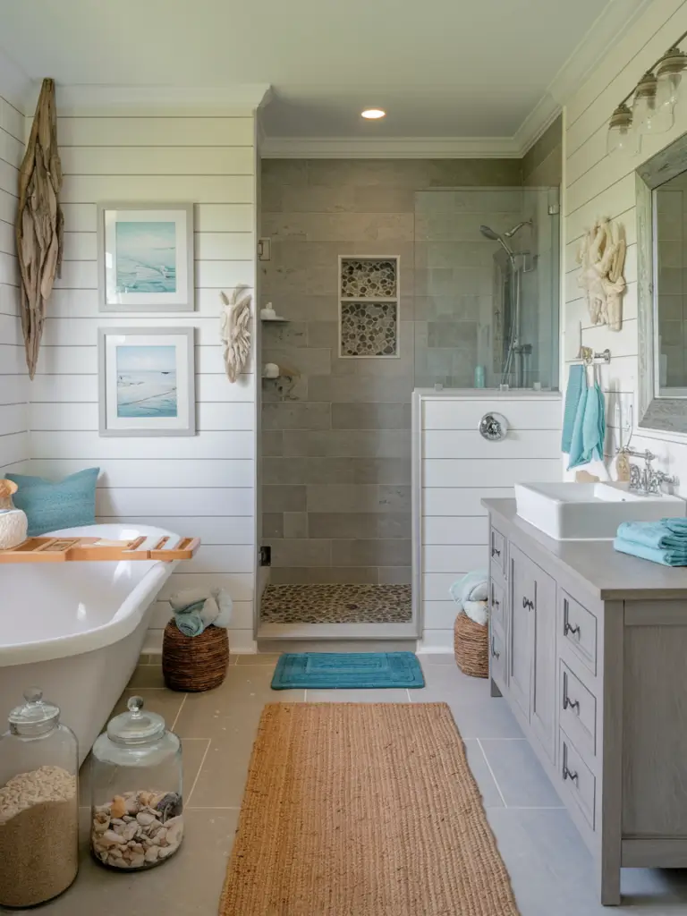 Bathroom Ideas Aesthetic- Coastal Serenity