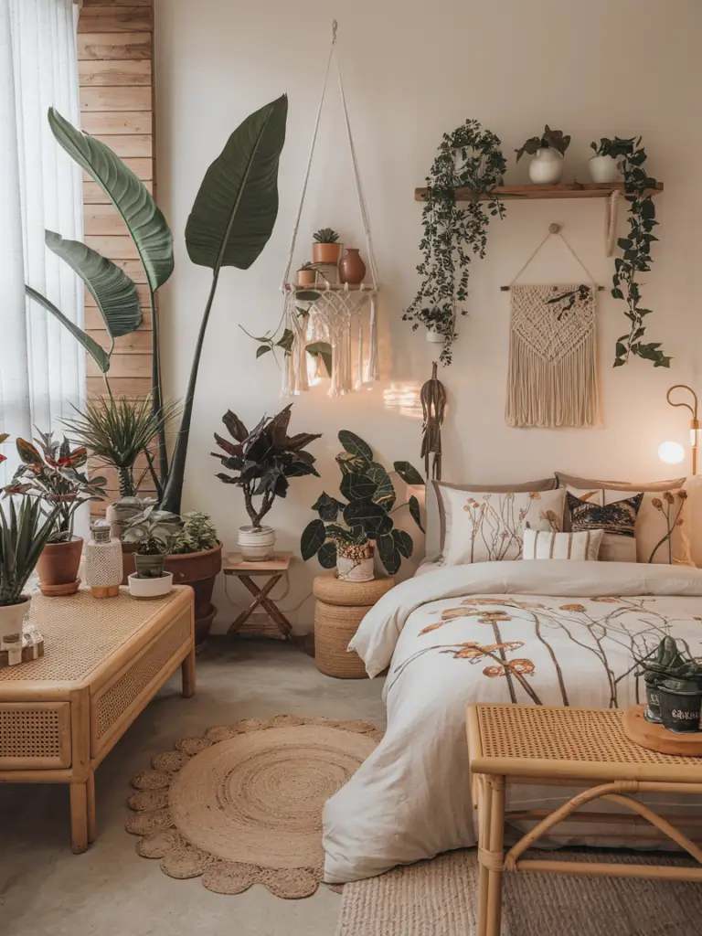 Bedroom Ideas Aesthetic: Nature-Inspired Green Oasis