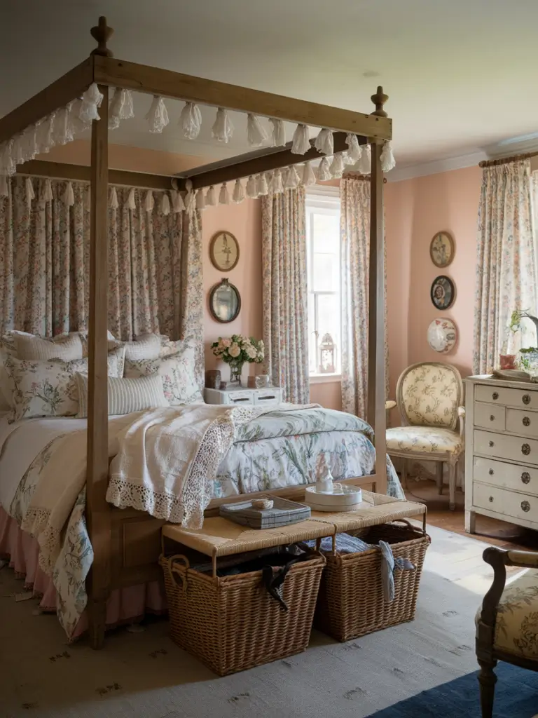 Bedroom Ideas Aesthetic: Cottagecore Whimsy