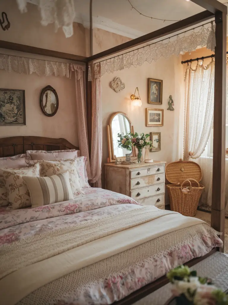 Bedroom Ideas Aesthetic: Cottagecore Whimsy