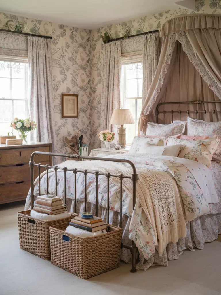 Bedroom Ideas Aesthetic: Cottagecore Whimsy