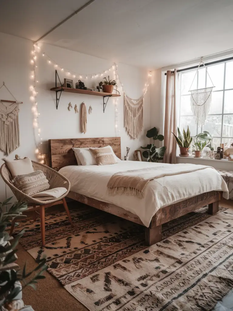 Bedroom Ideas Aesthetic: Boho Bedroom