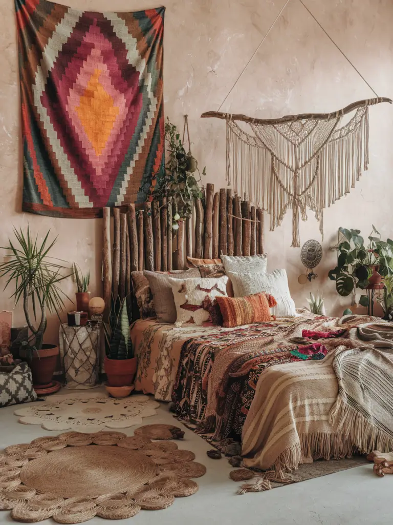 Bedroom Ideas Aesthetic: Hippie Decor