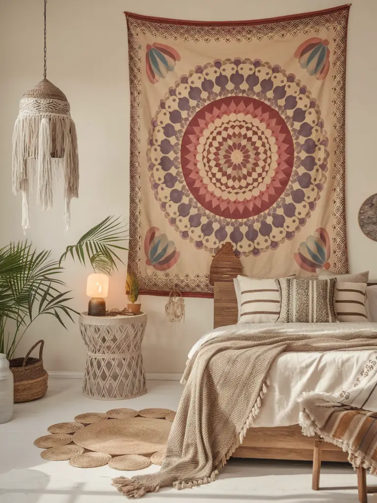 Bedroom Ideas Aesthetic: Hippie Decor