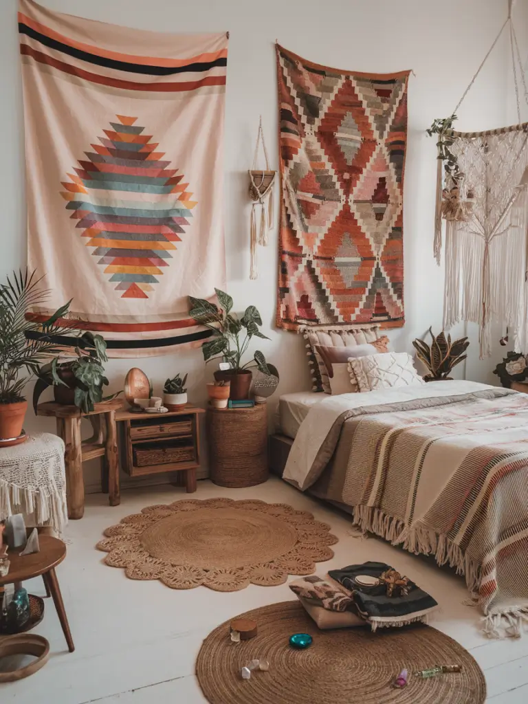 Bedroom Ideas Aesthetic: Hippie Decor