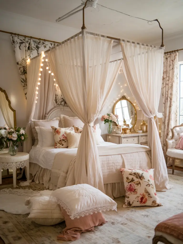 Bedroom Ideas Aesthetic: Romantic Boho