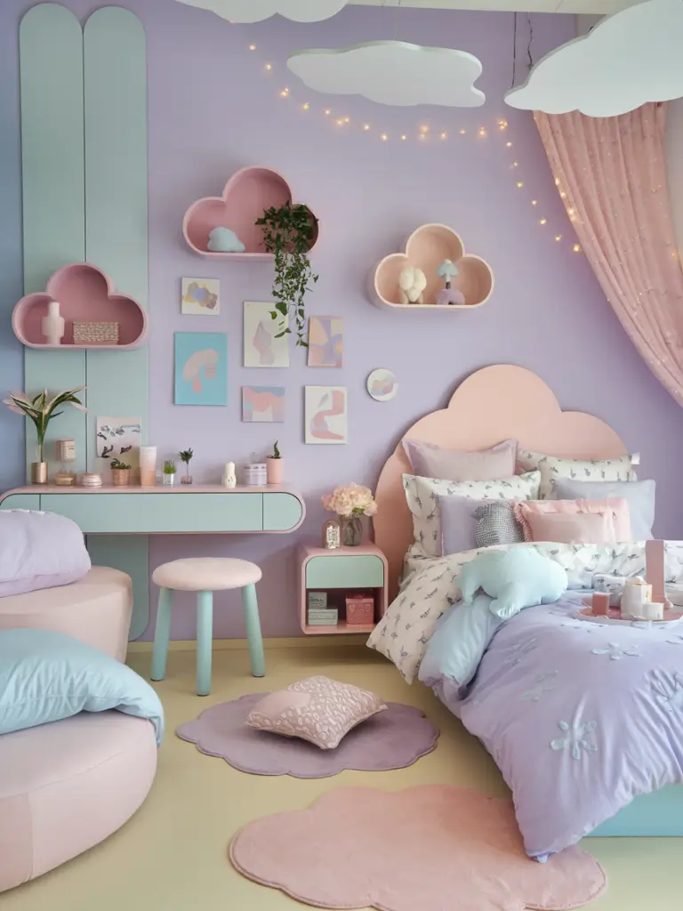 Bedroom Ideas Aesthetic: Soft Pastels 