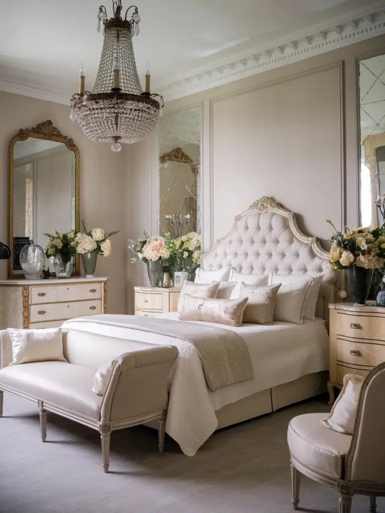 Bedroom Ideas Aesthetic: French Parisian Elegance